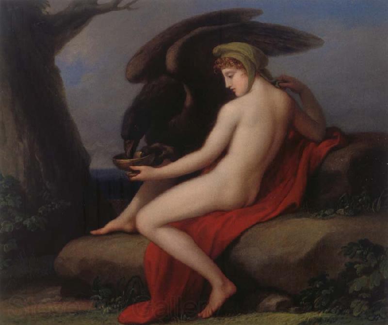 Angelika Kauffmann Ganymed und der Adler France oil painting art